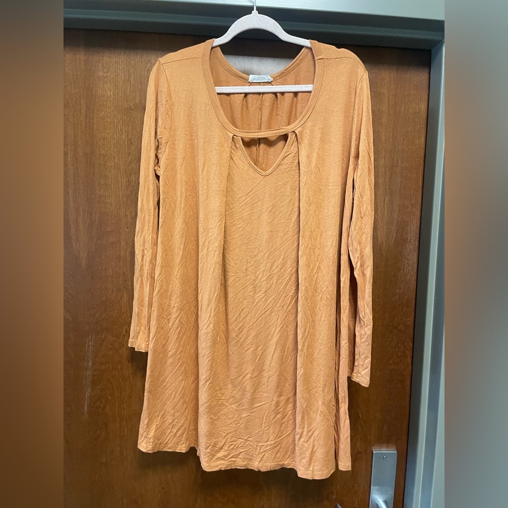 Butterscotch tunic.